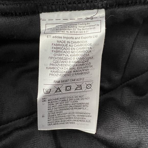 Adidas Women Black Pocket Side Zipper Insulated Quilted Primaloft Golf Skirt XS - Picture 6 of 9